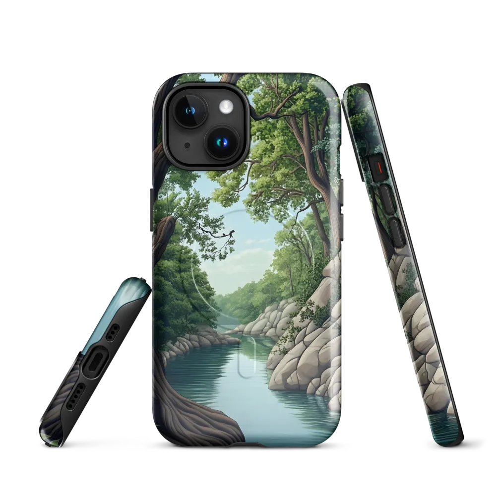 Tranquil Reflections: A Serene River Landscape