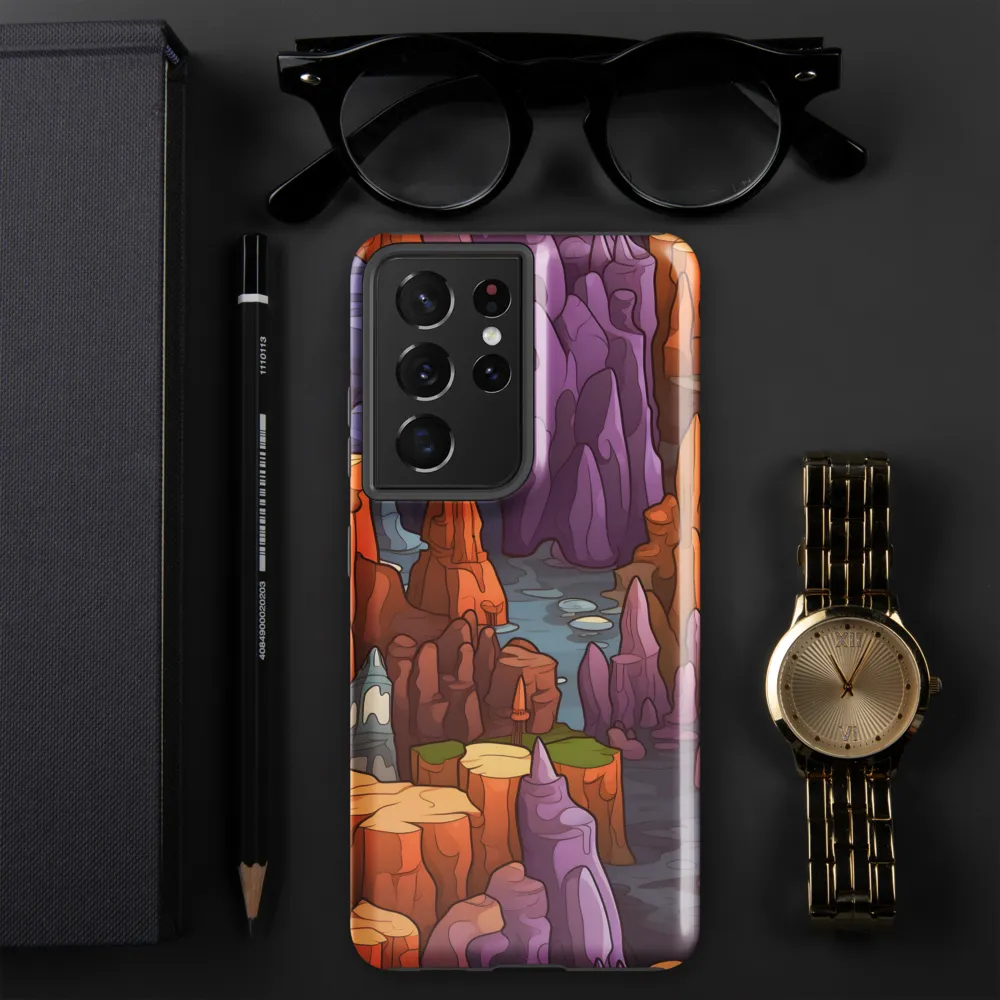 Vibrant Rockscape: A Digital Odyssey