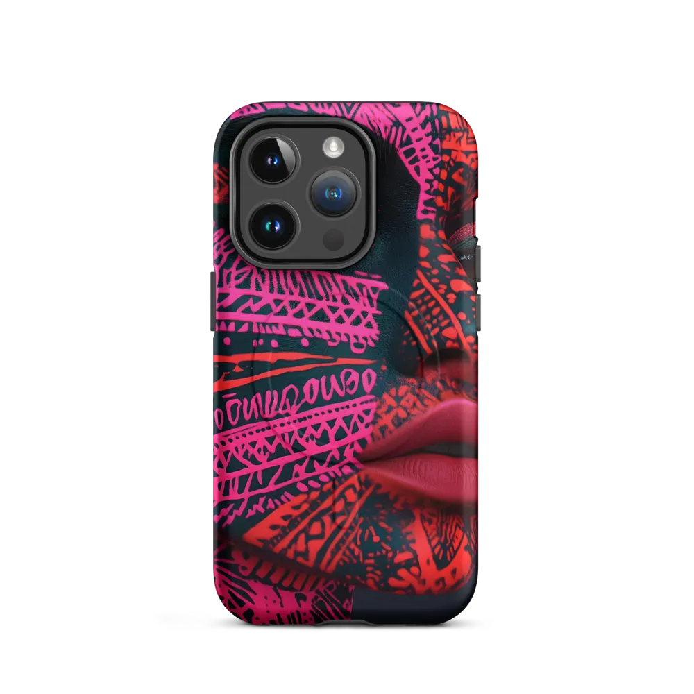 Neon Visage: A Bold Expression of Contemporary Art