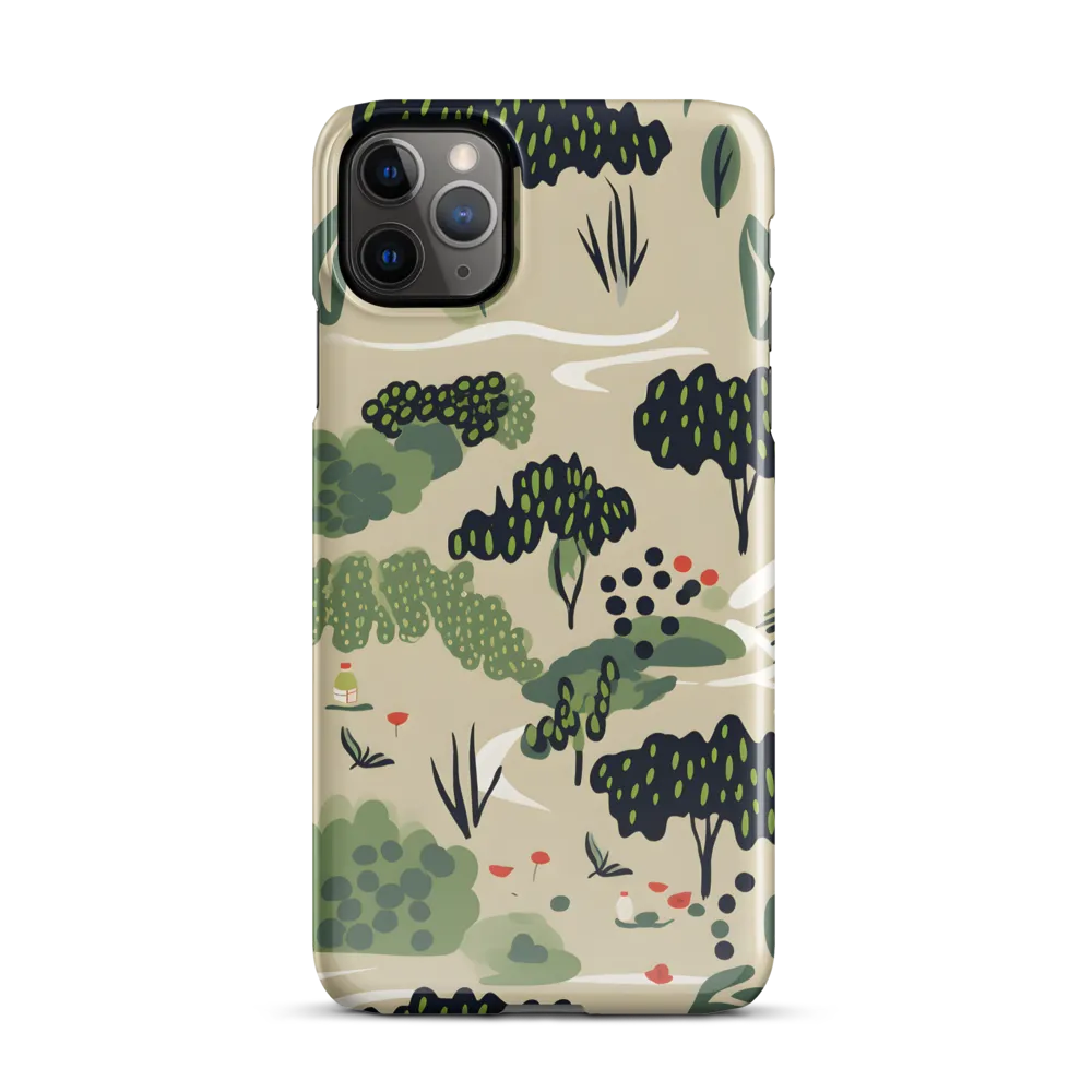 Harmony in Nature: A Whimsical Tapestry | Phone Case |  11 Pro Max | Snap Case | Glossy