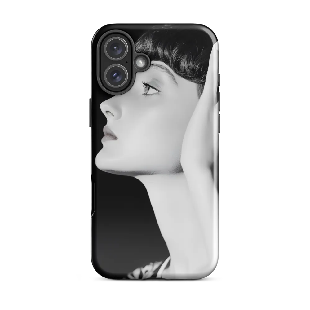 Contemplation in Monochrome | Phone Case |  16 Plus | Tough Case | Glossy