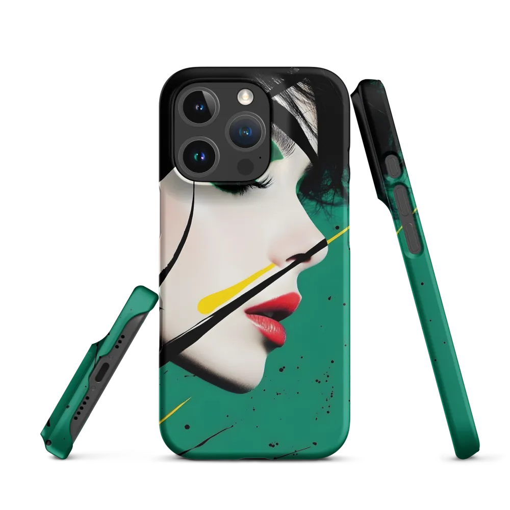 Emerald Profile with Ink and Yellow Accent