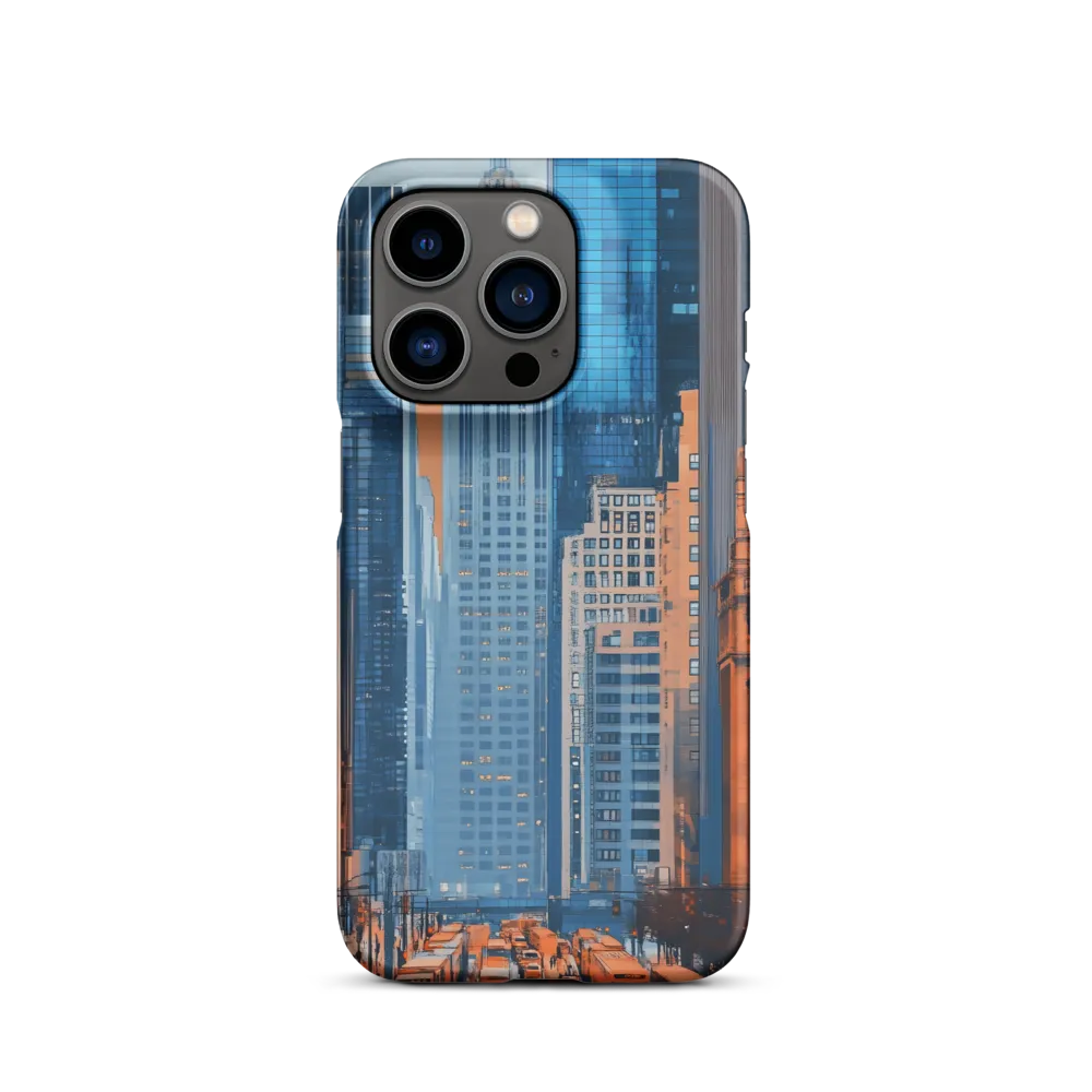 Urban Symphony in Blue and Orange