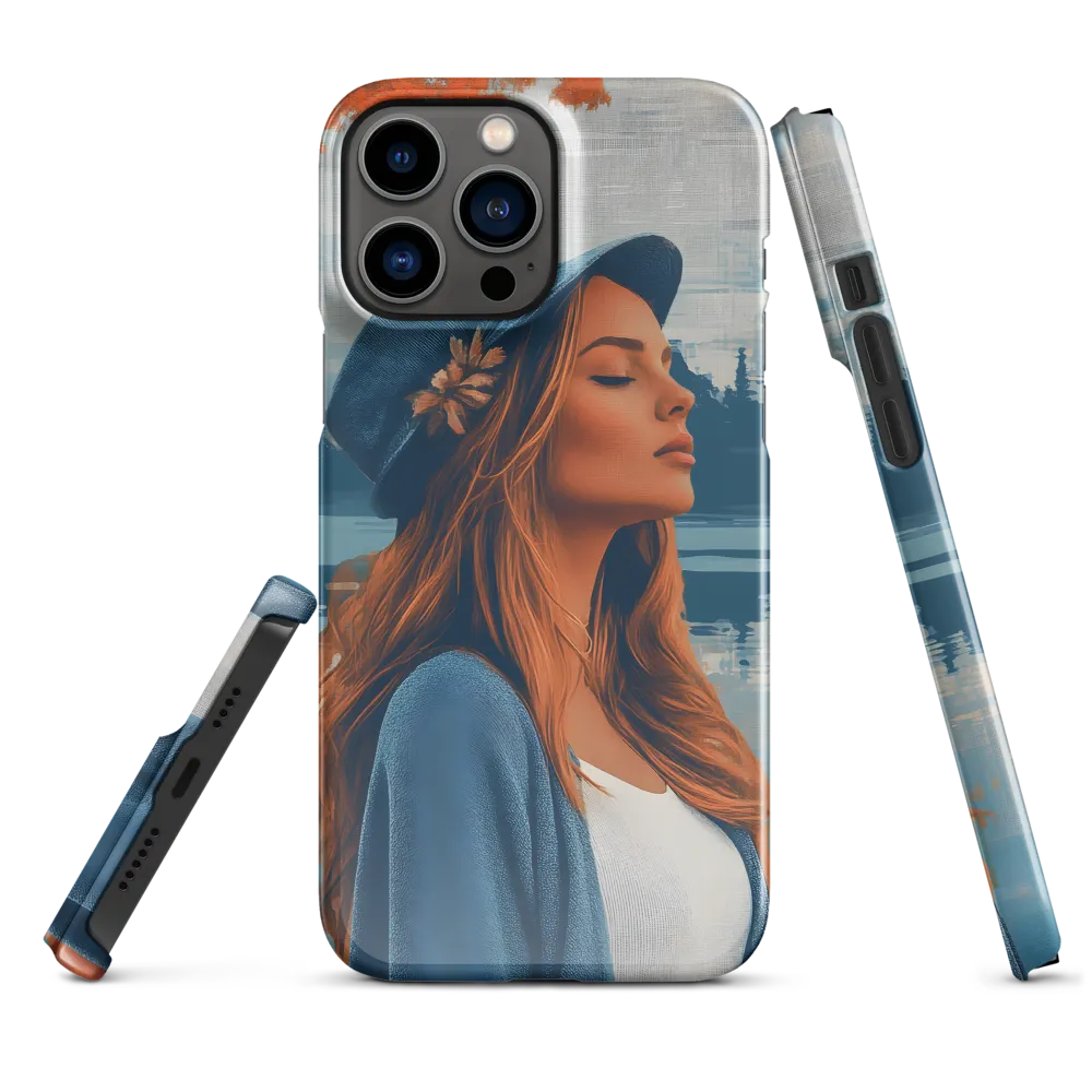 The Serene Reflection | Phone Case |  13 Pro Max | Snap Case | Glossy