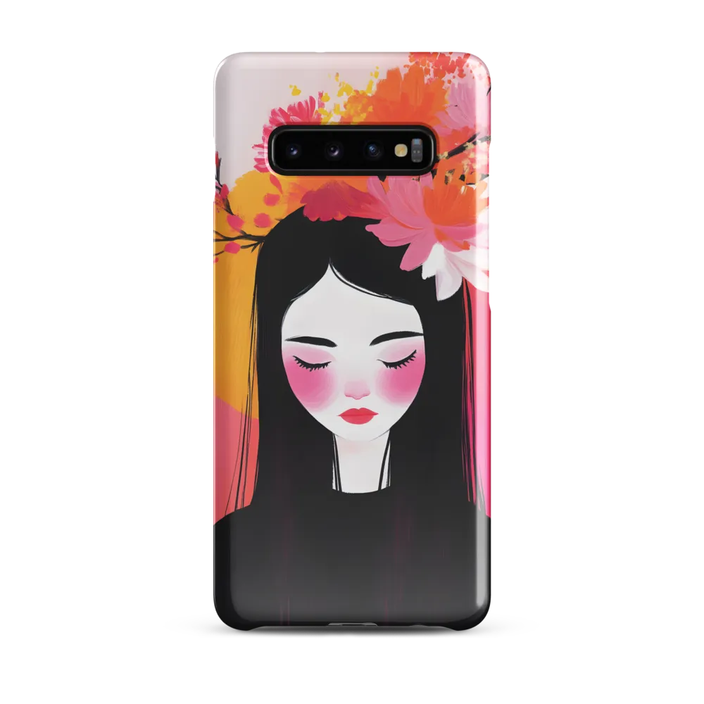 Serenity in Bloom | Phone Case |  S10 Plus | Snap Case | Glossy