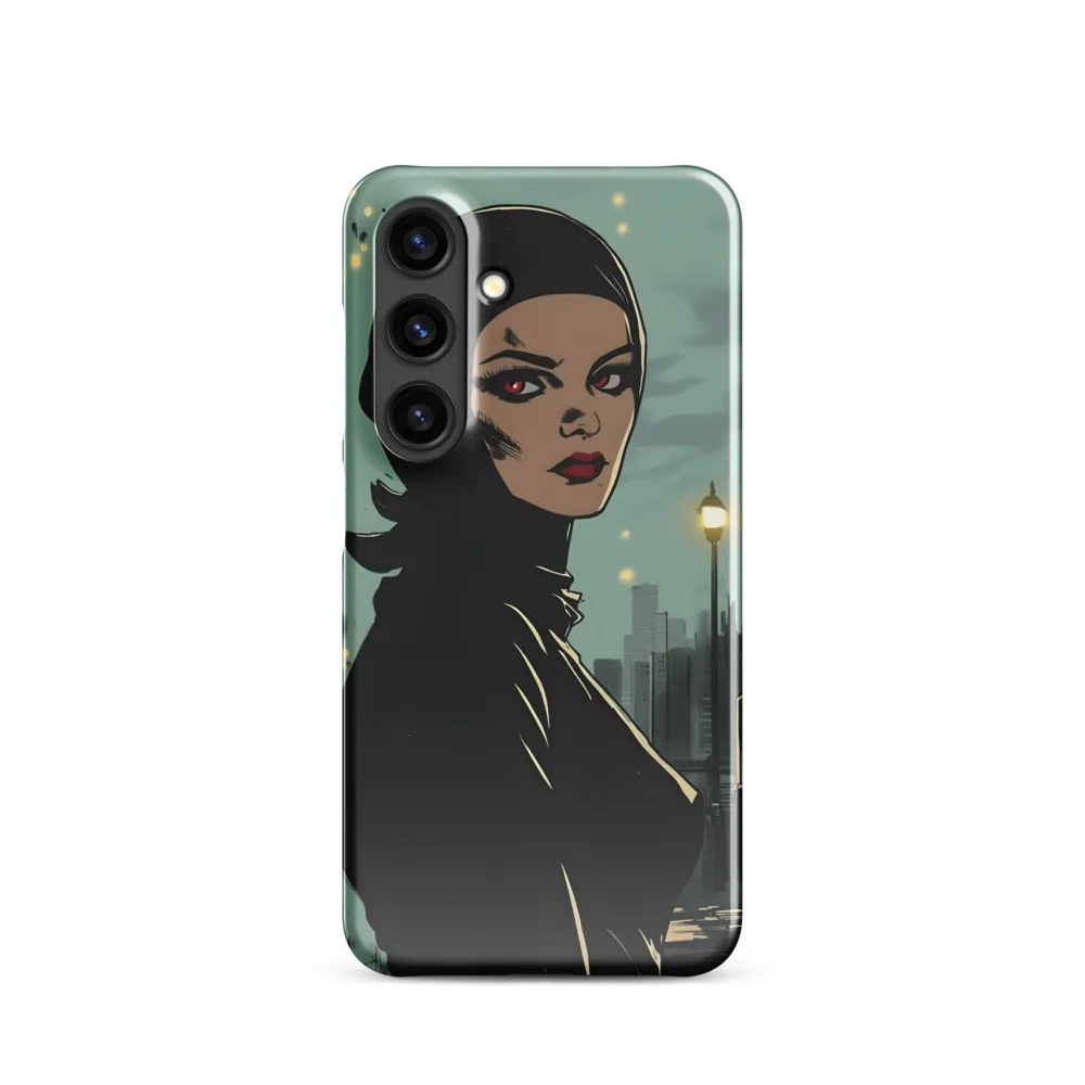 Shadows of Intrigue | Phone Case |  S24 | Snap Case | Glossy