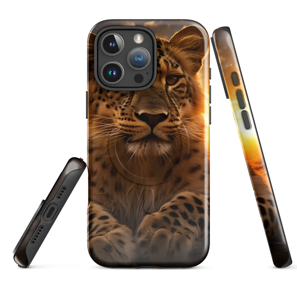 Regal Presence: The Leopard at Sunset