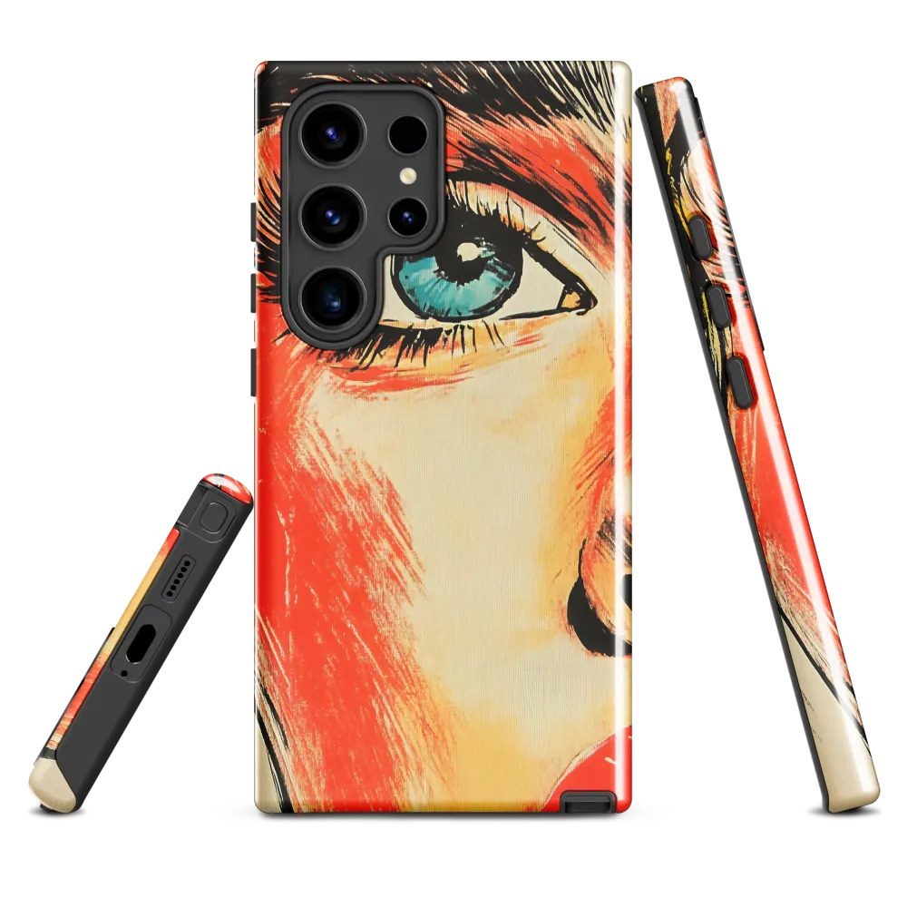 Intense Gaze: A Pop Art Portrait