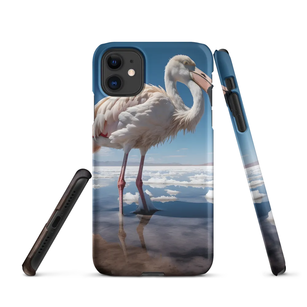 Graceful Solitude of a Flamingo