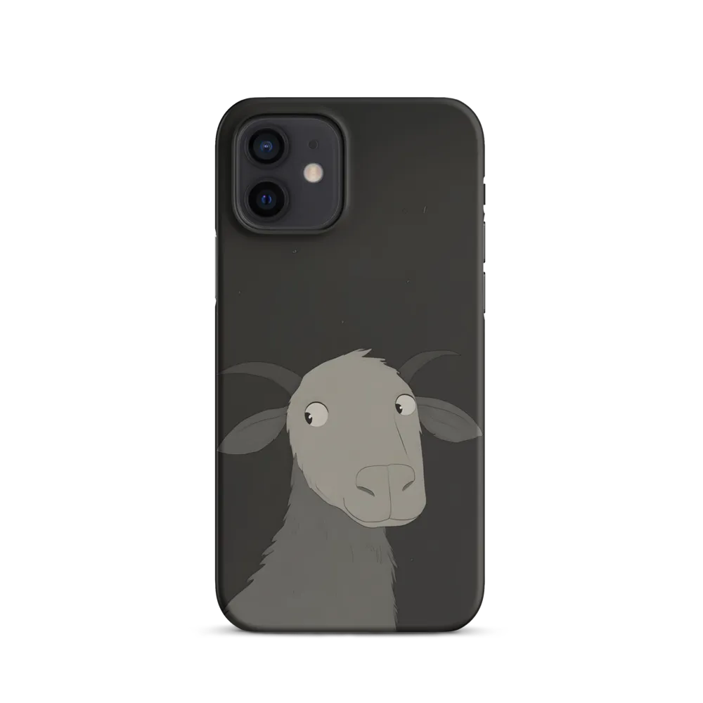 Whimsical Goat in Darkness