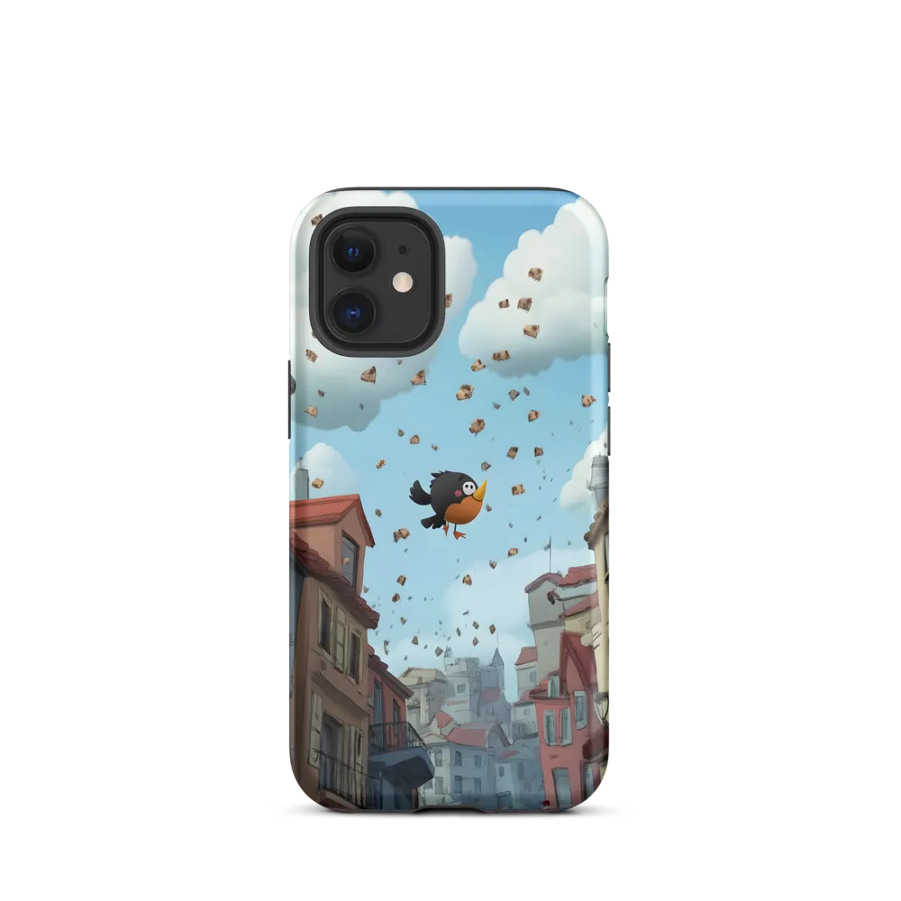 A Whimsical Flight Through Bread and Sky