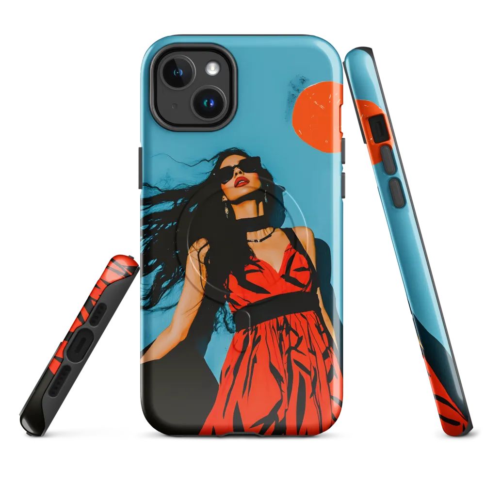 Sunset in Fashion: A Modern Portrait