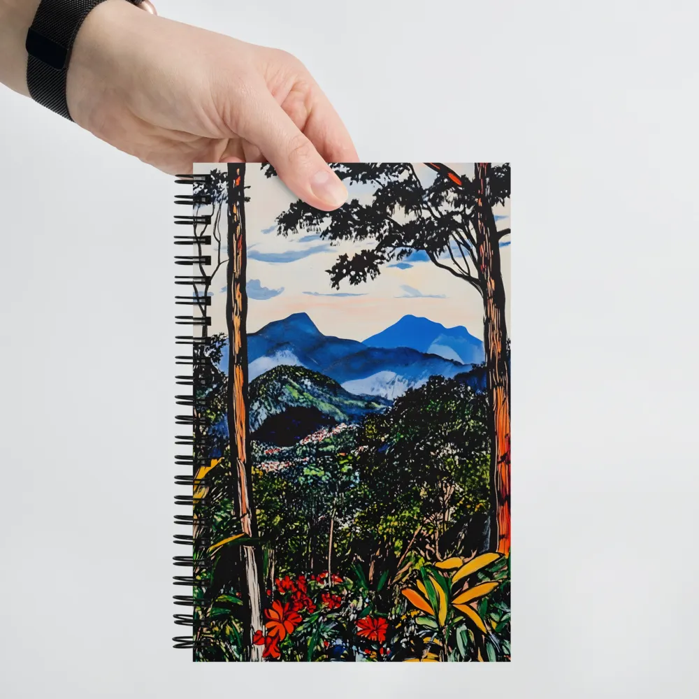 Nature's Vibrant Embrace | Spiral Notebook