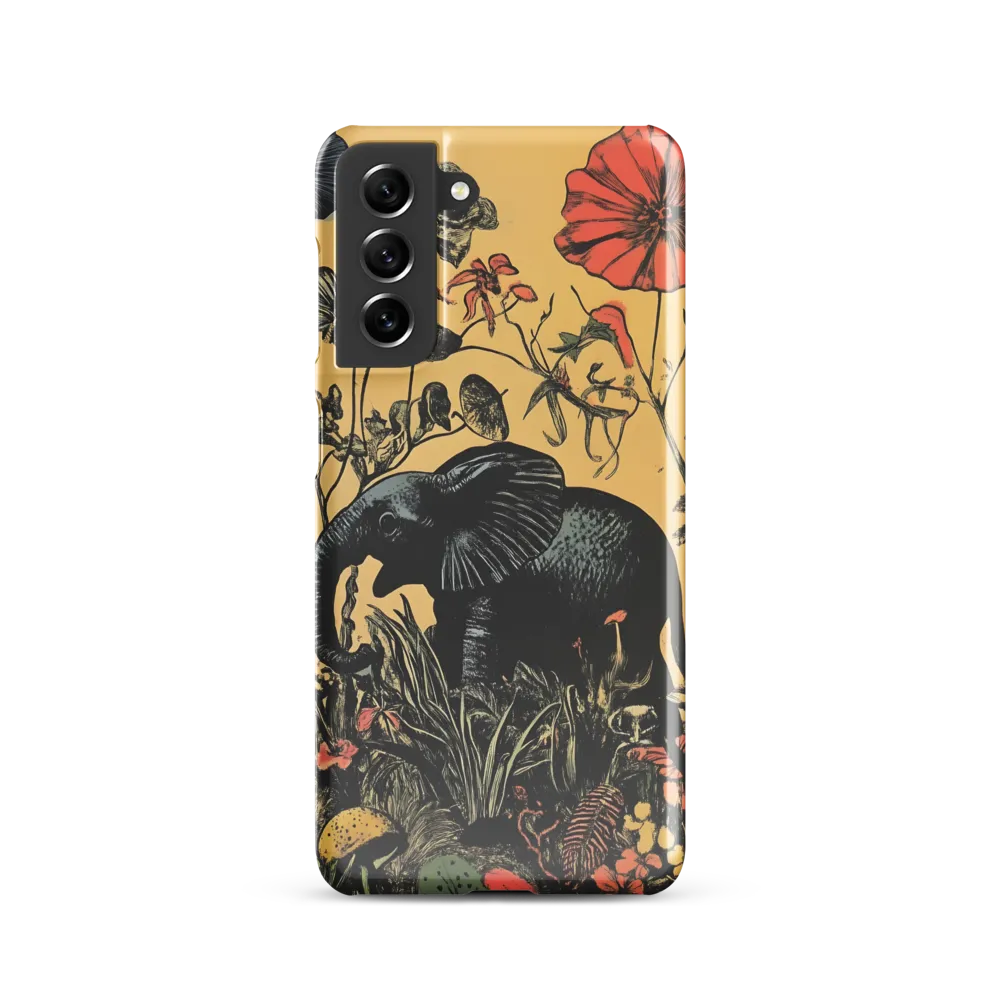 Floral Majesty: The Elephant's Sanctuary