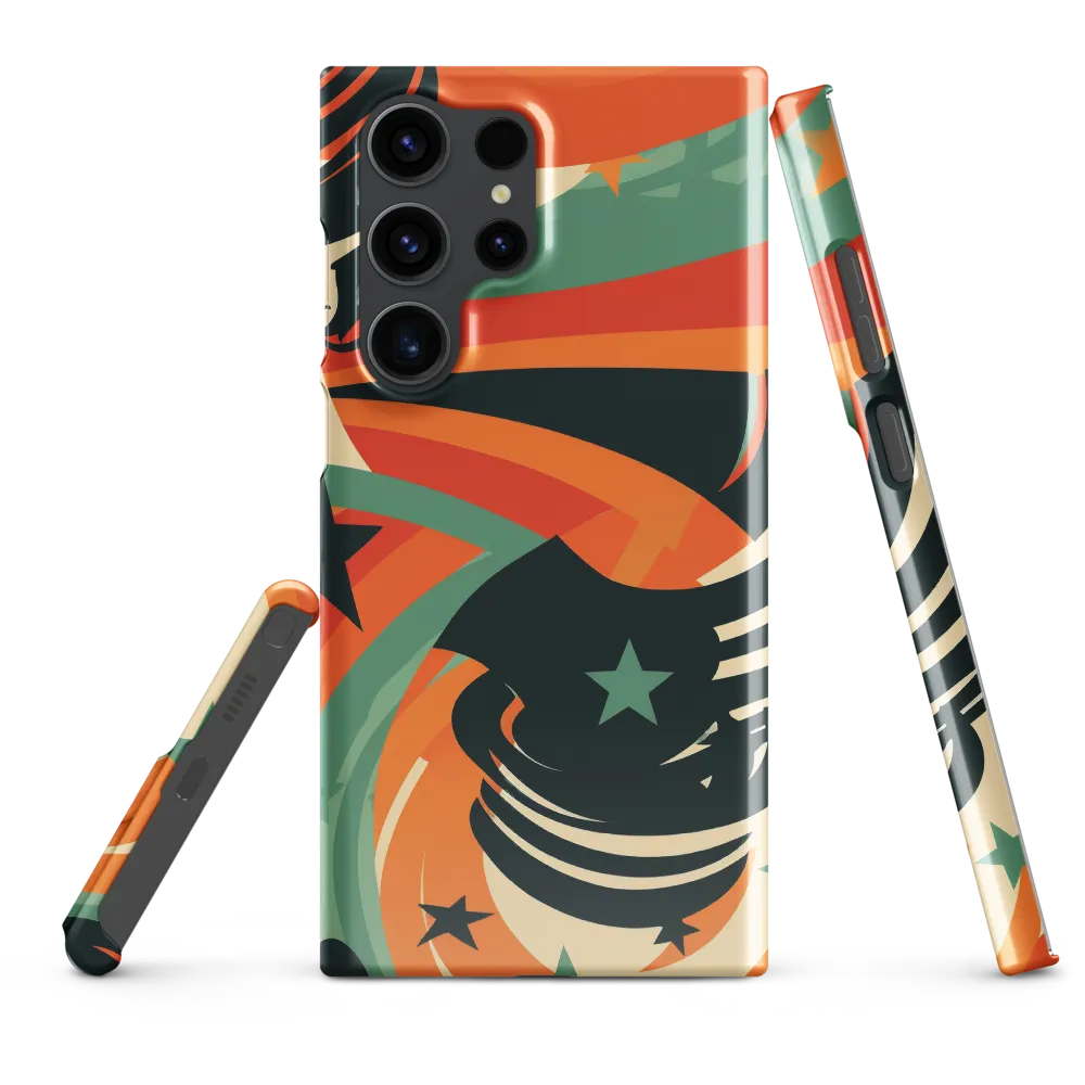 Swirls of Elegance | Phone Case |  S23 Ultra | Snap Case | Glossy