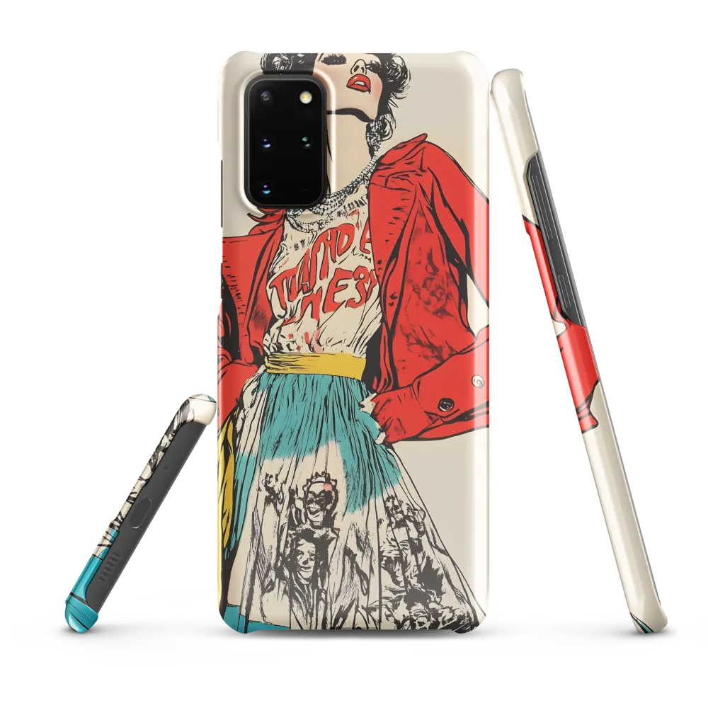 Vibrant Elegance: A Pop Art Fashion Statement
