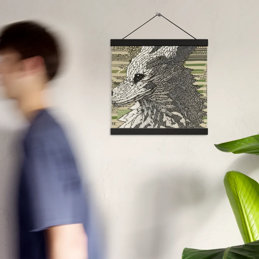Reflections of the Forest | Poster With Black Wood Hanger | 12″×12″
