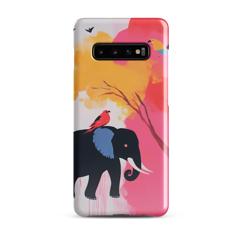 Whimsical Elephant | Phone Case |  S10 Plus | Snap Case | Glossy