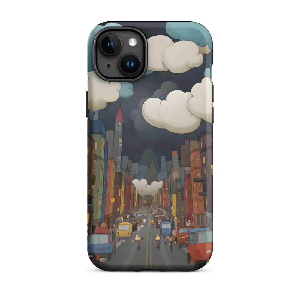 Urban Symphony: A City Awakens at Dusk | Phone Case |  15 Plus | Tough Case | Matte