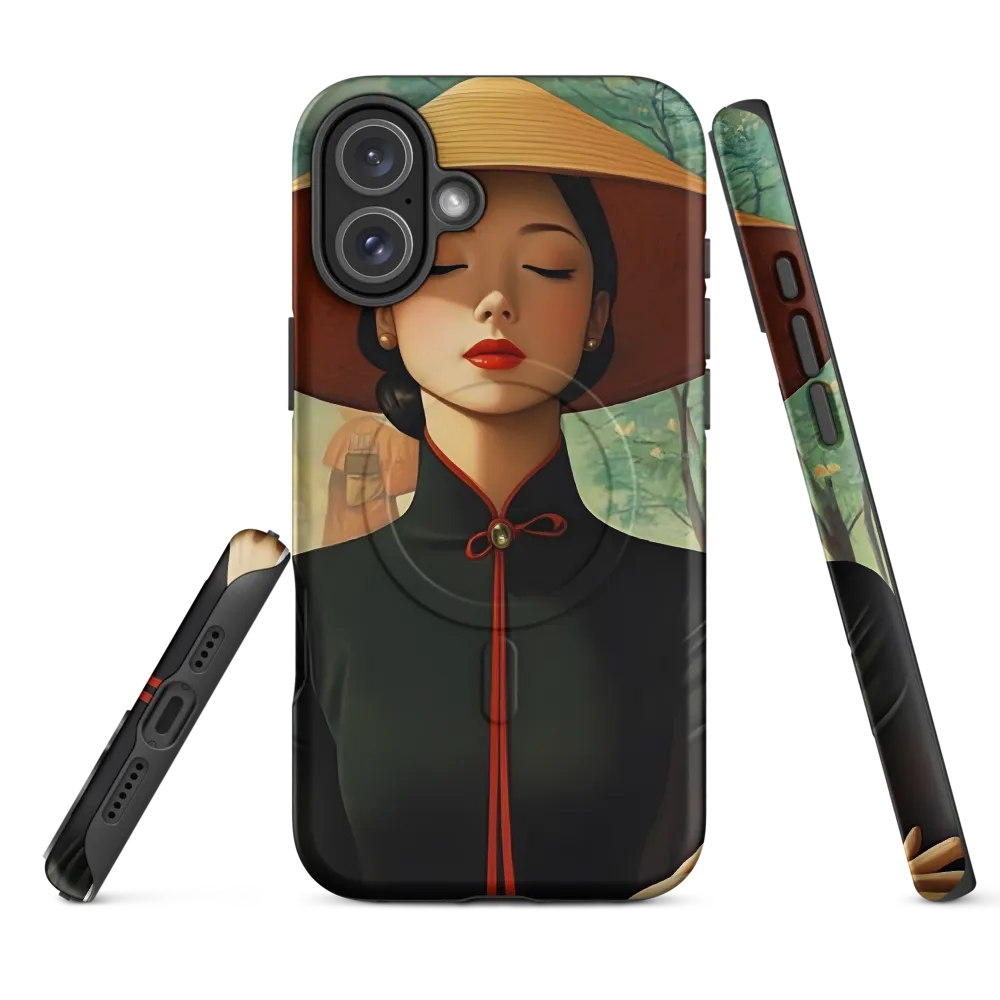 Elegance in Tranquility | Phone Case |  16 Plus | MagSafe® Tough Case | Matte