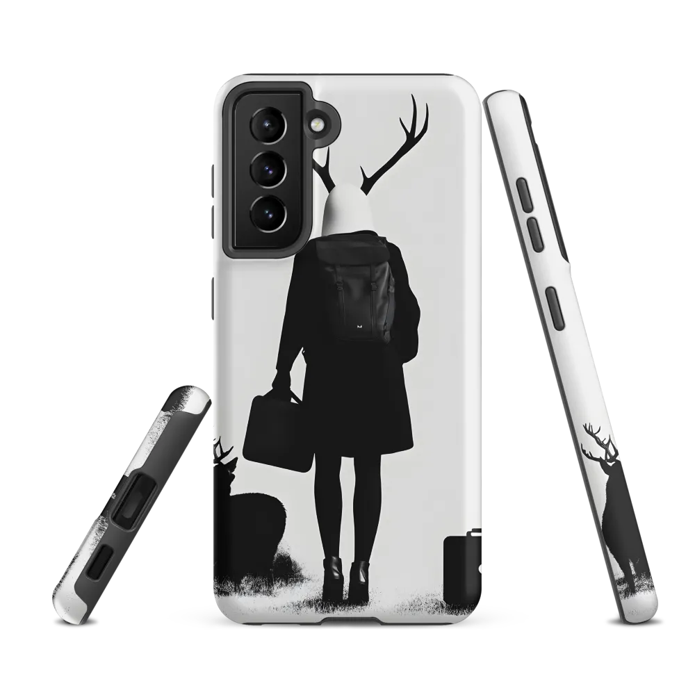 Antlered Reflections | Phone Case |  S21 FE | Tough Case | Matte
