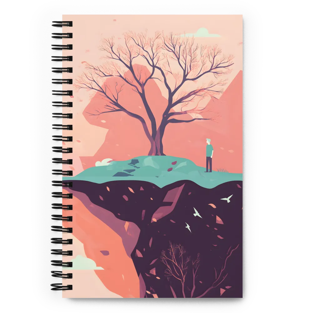 Contemplating Solitude | Spiral Notebook