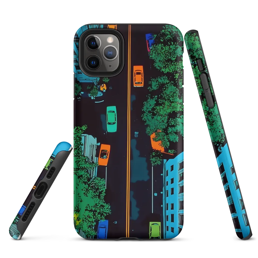 Urban Pulse: A Colorful Intersection