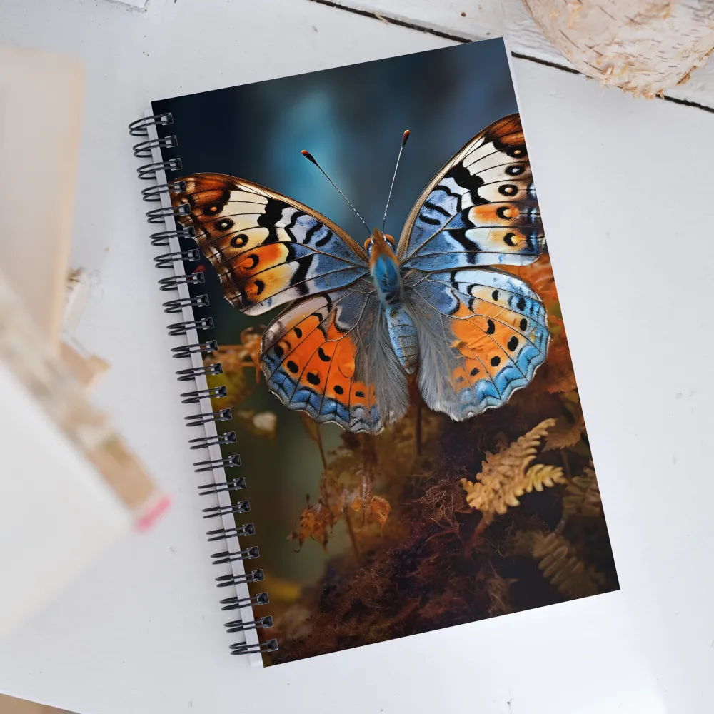 Harmony in Color: The Butterfly | Spiral Notebook