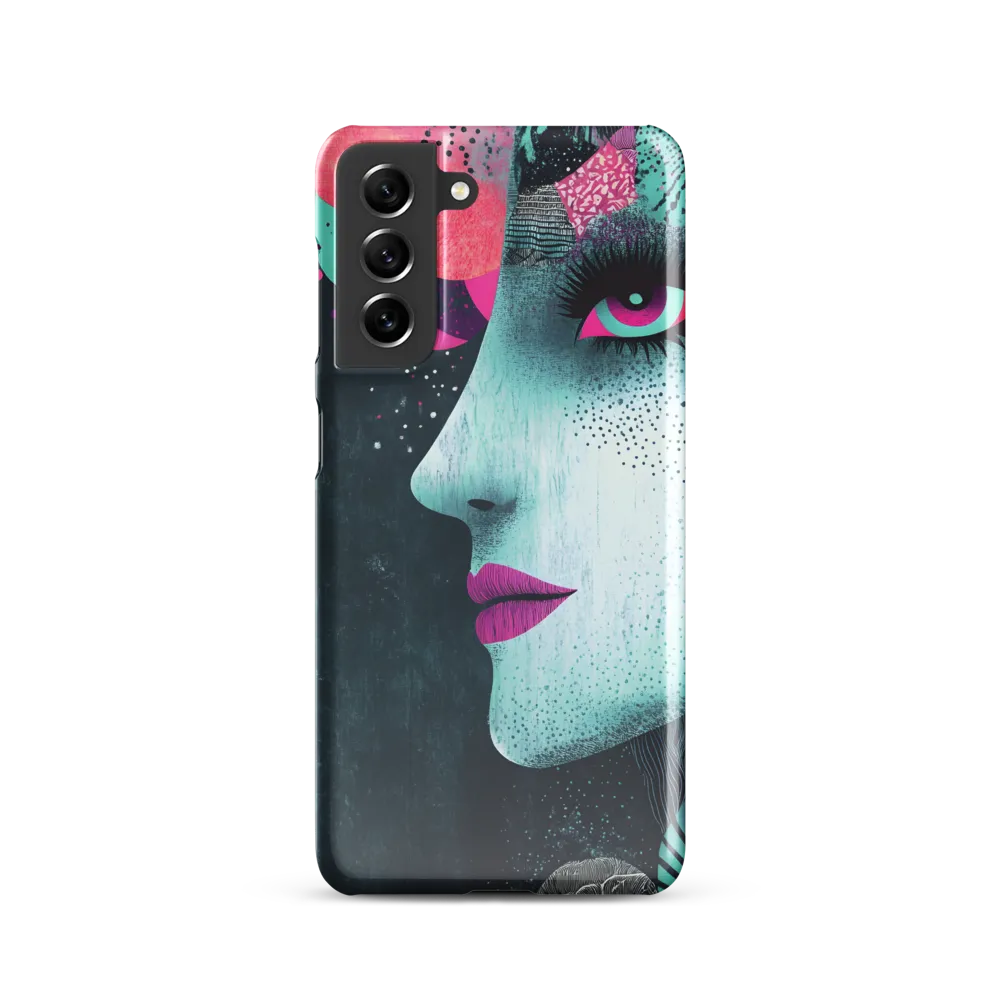 Mystical Beauty in Blue and Pink | Phone Case |  S21 | Snap Case | Glossy