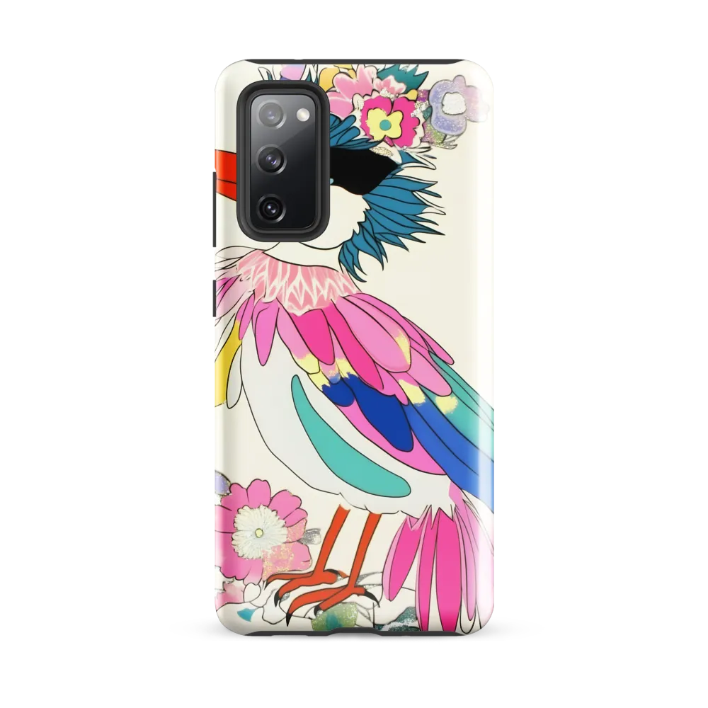 Whimsical Feathers | Phone Case |  S20 FE | Tough Case | Glossy