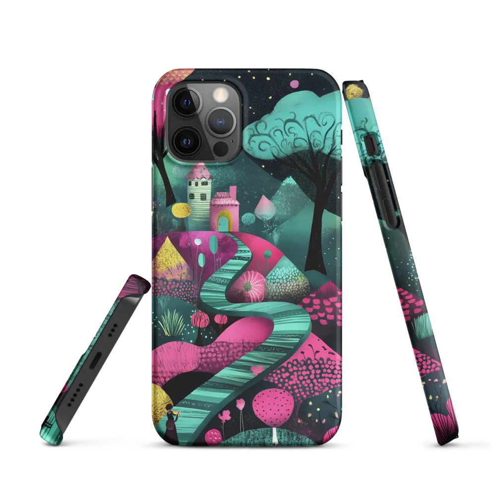 Whimsical Journey through Colorful Lands | Phone Case |  12 Pro | Snap Case | Matte