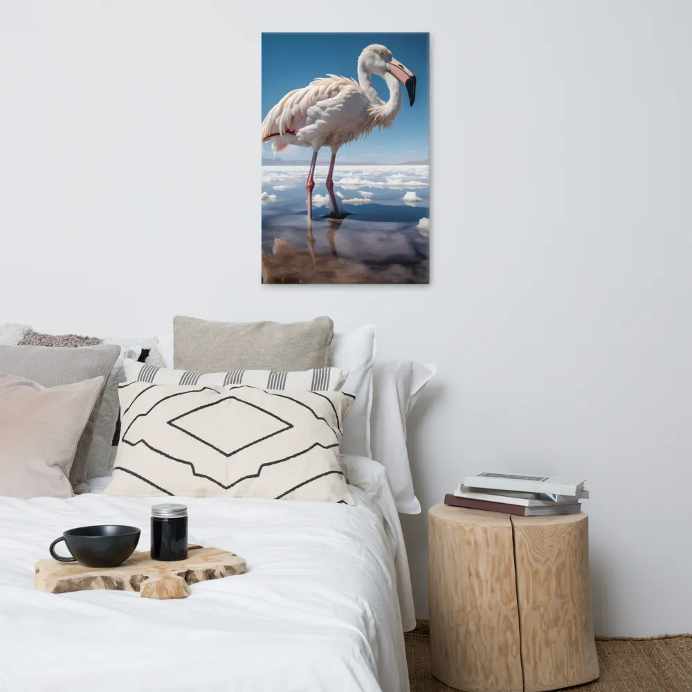 Graceful Solitude of a Flamingo