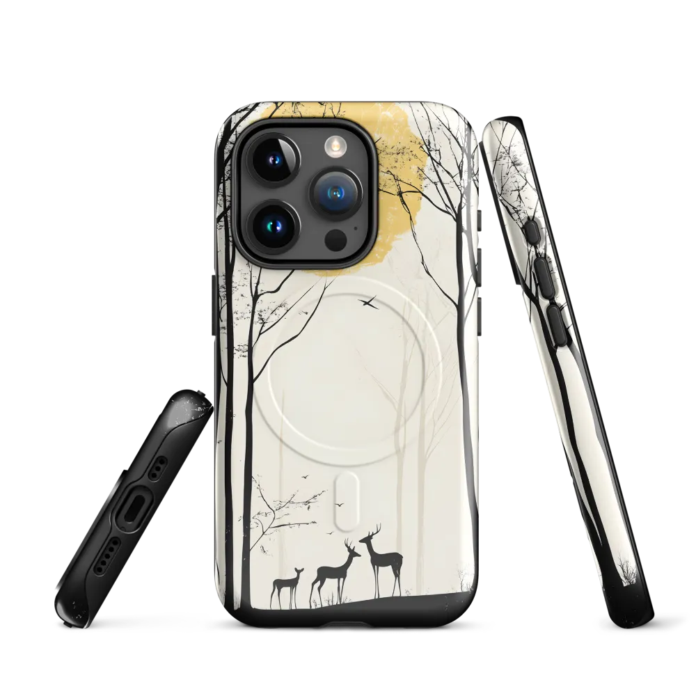 Silhouetted Serenity | Phone Case |  15 Pro | MagSafe® Tough Case | Glossy