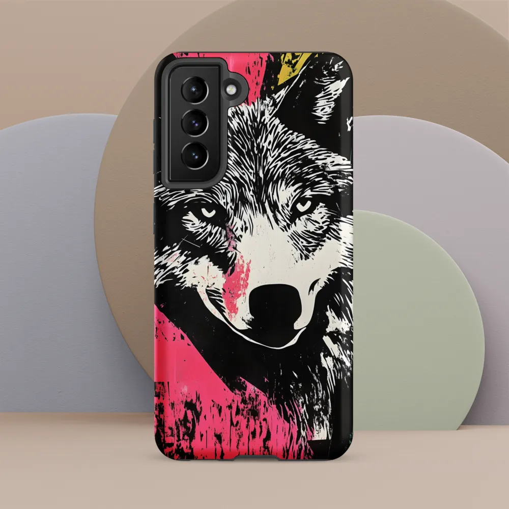Intense Gaze of the Wolf