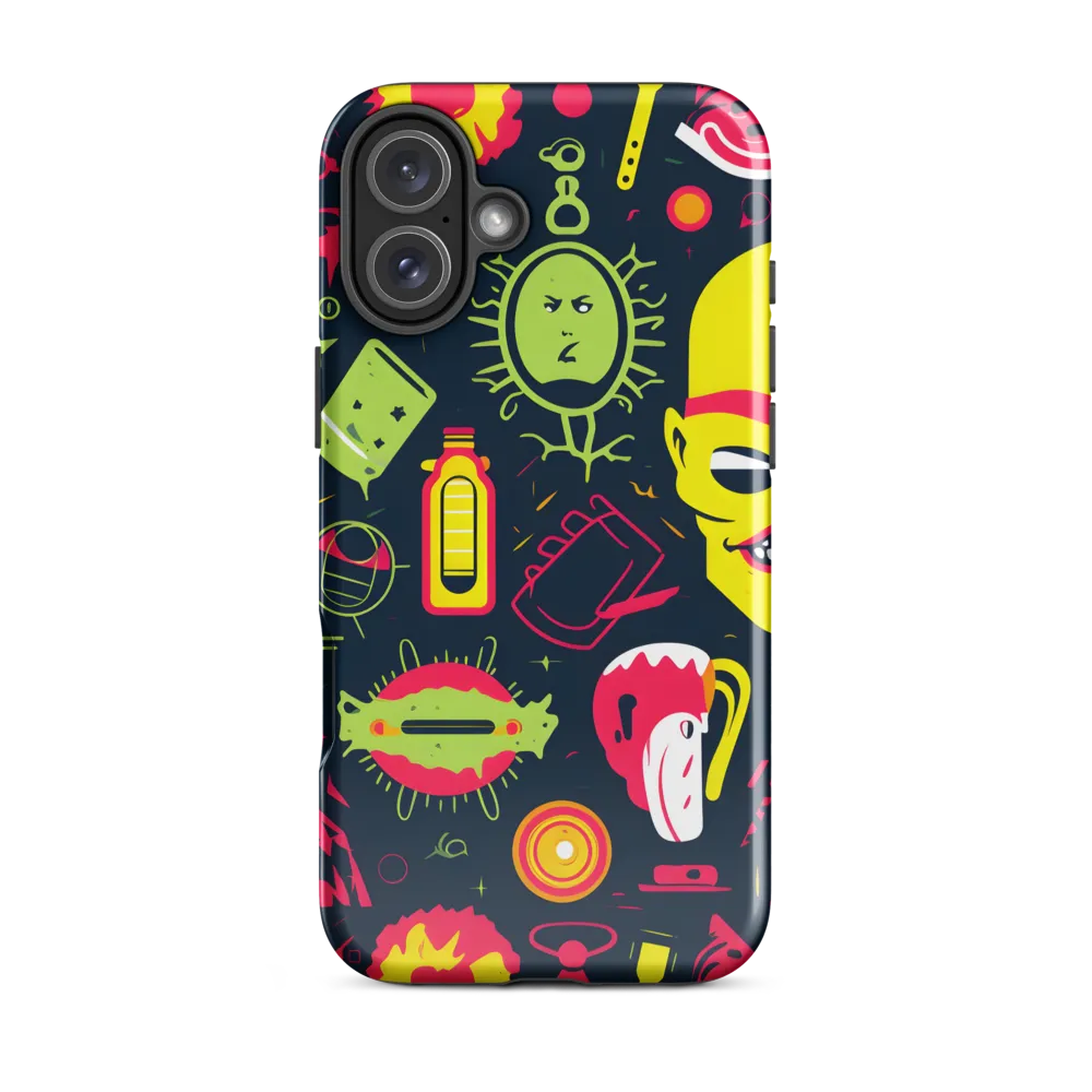 Neon Revelry: A Quirky Exploration of Modern Pop Art