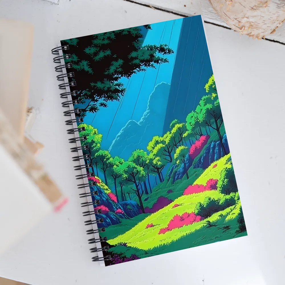 Whispers of a Vibrant Forest | Spiral Notebook