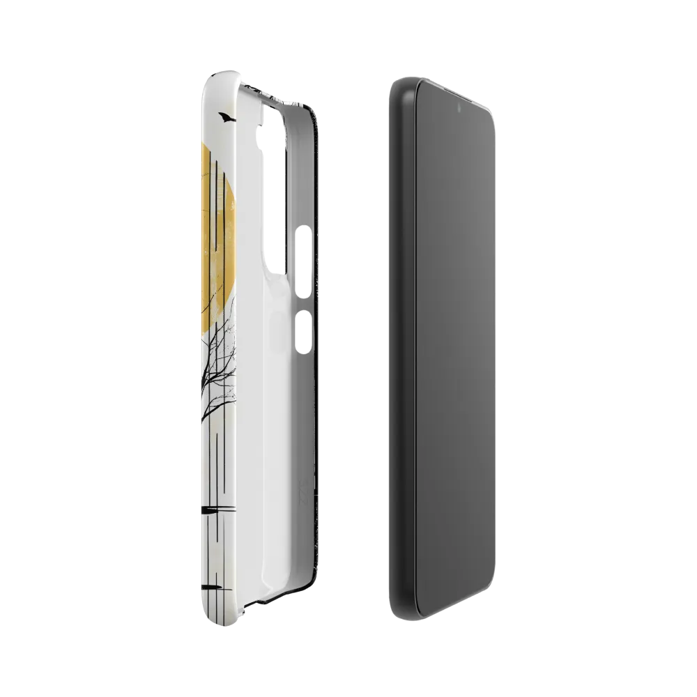 Solitude Under the Yellow Sun | Phone Case |  S22 | Snap Case | Matte
