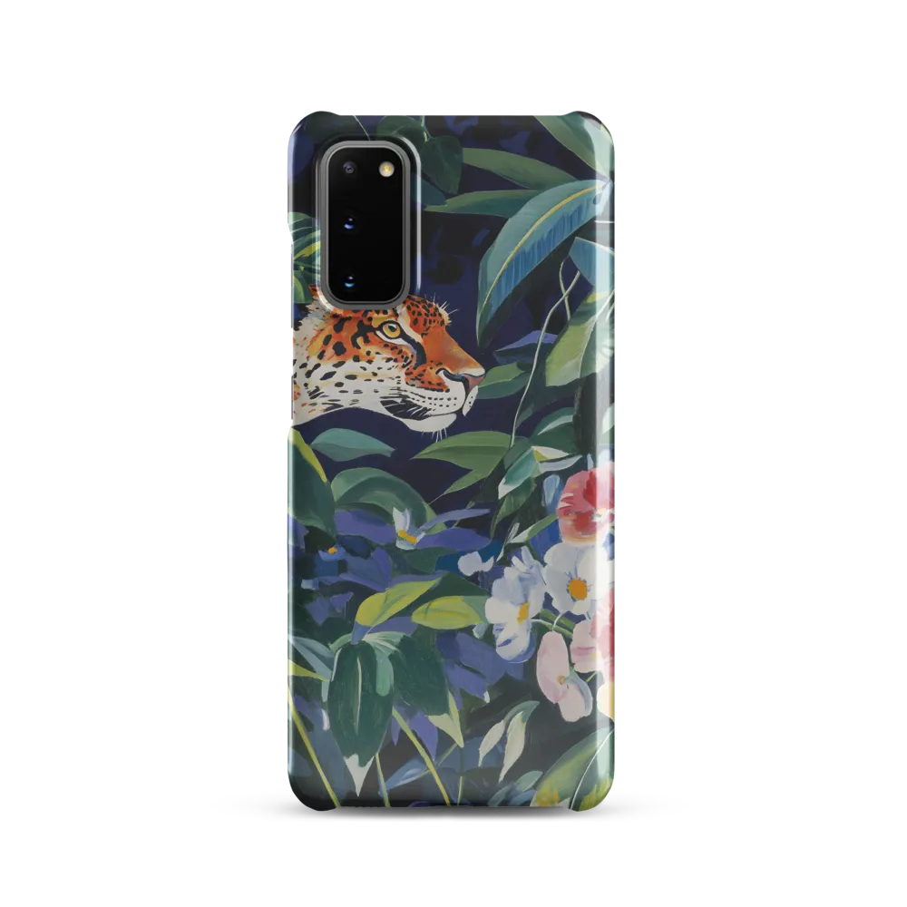 Hidden Majesty: The Jaguar Amongst Tropical Splendor | Phone Case |  S20 | Snap Case | Glossy