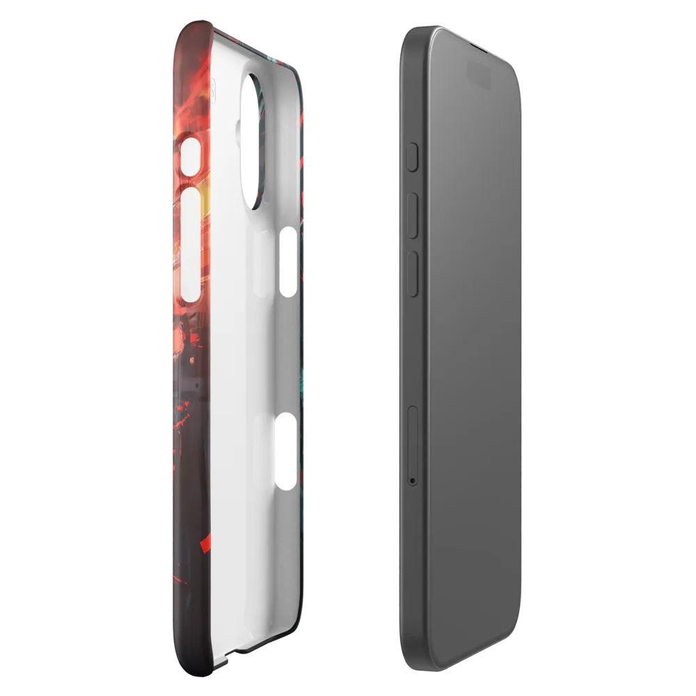 Fragmented Mind: The Silent Struggle | Phone Case |  16 Plus | Snap Case | Glossy
