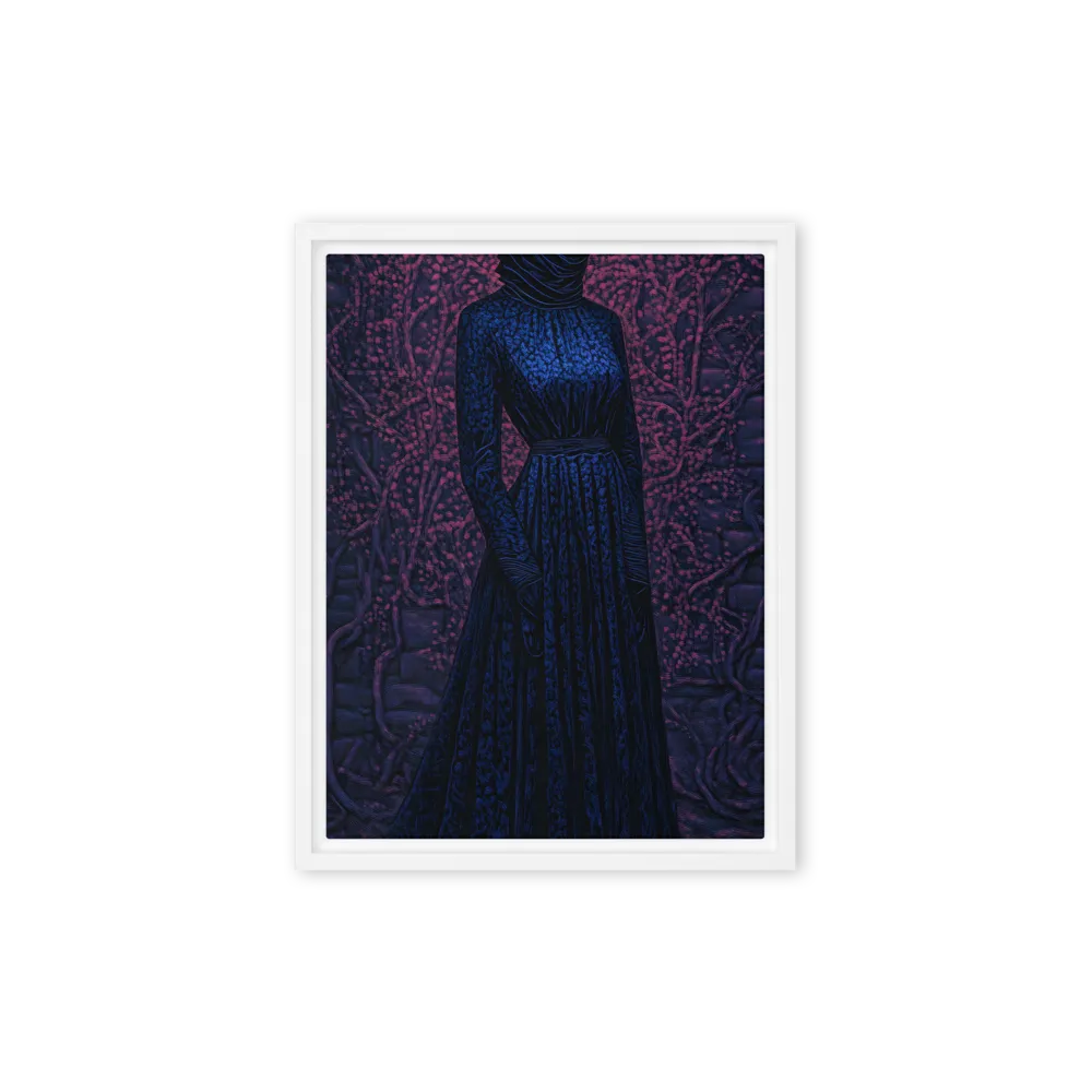 Veil of Enigma | Canvas with White Frame | 9″×12″
