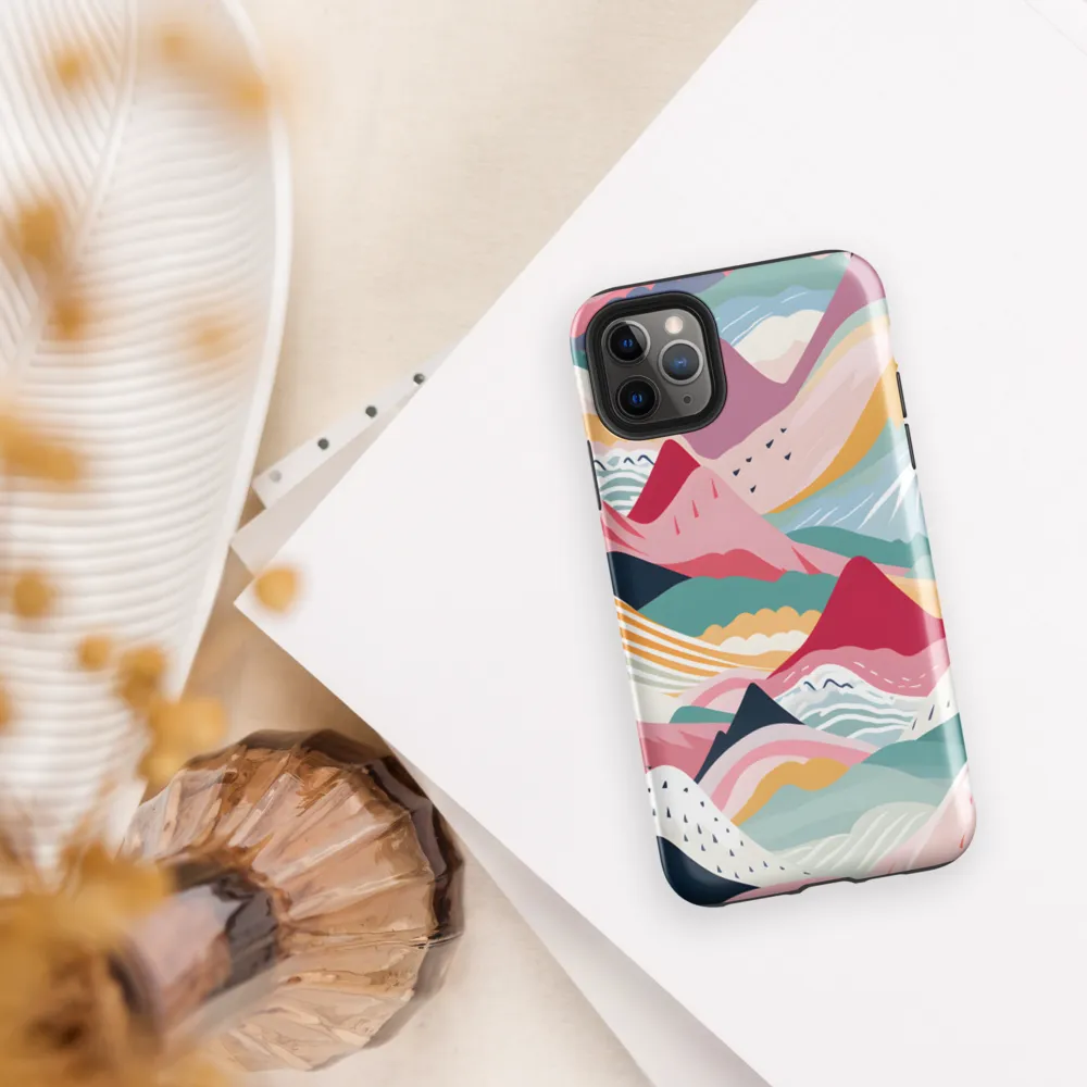 Harmonious Mountain Waves | Phone Case |  11 Pro Max | Tough Case | Glossy