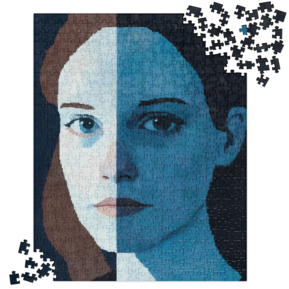 Duality in Blue | Jigsaw Puzzle | 520 pieces