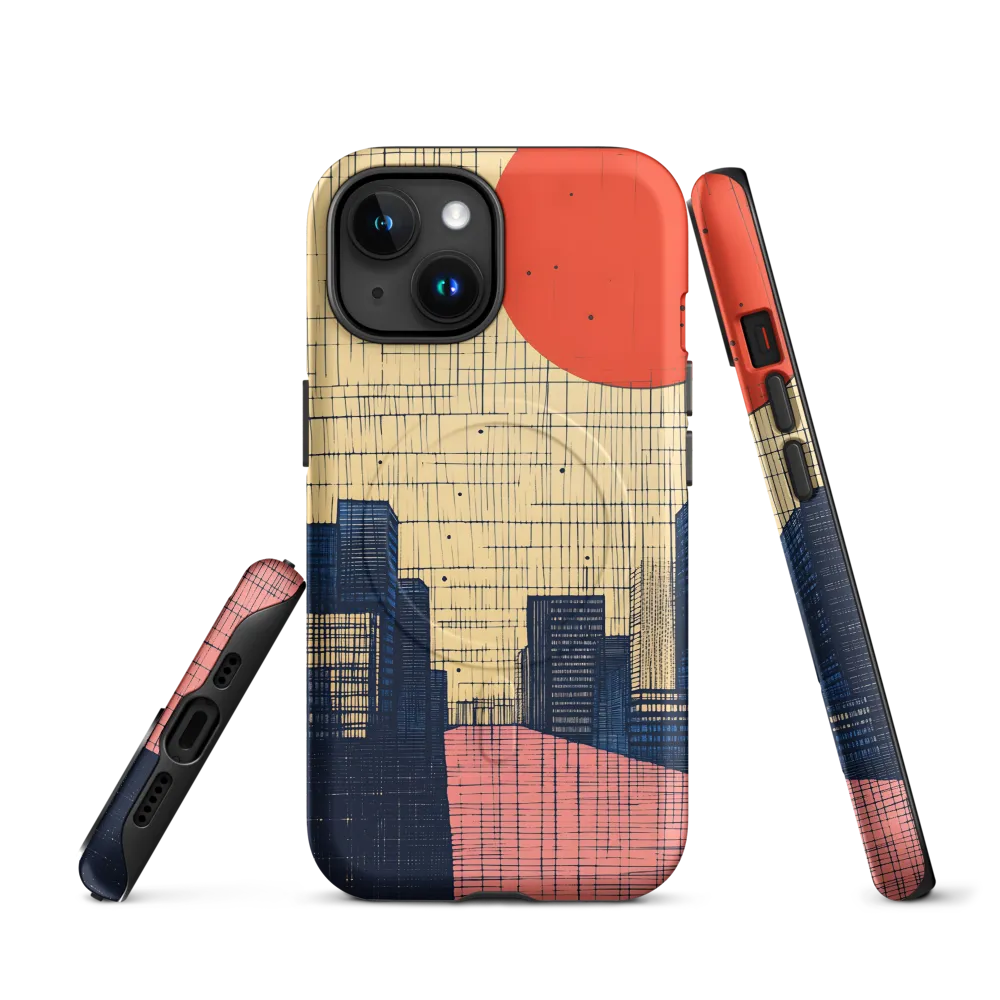 Urban Echoes: A Minimalist Cityscape