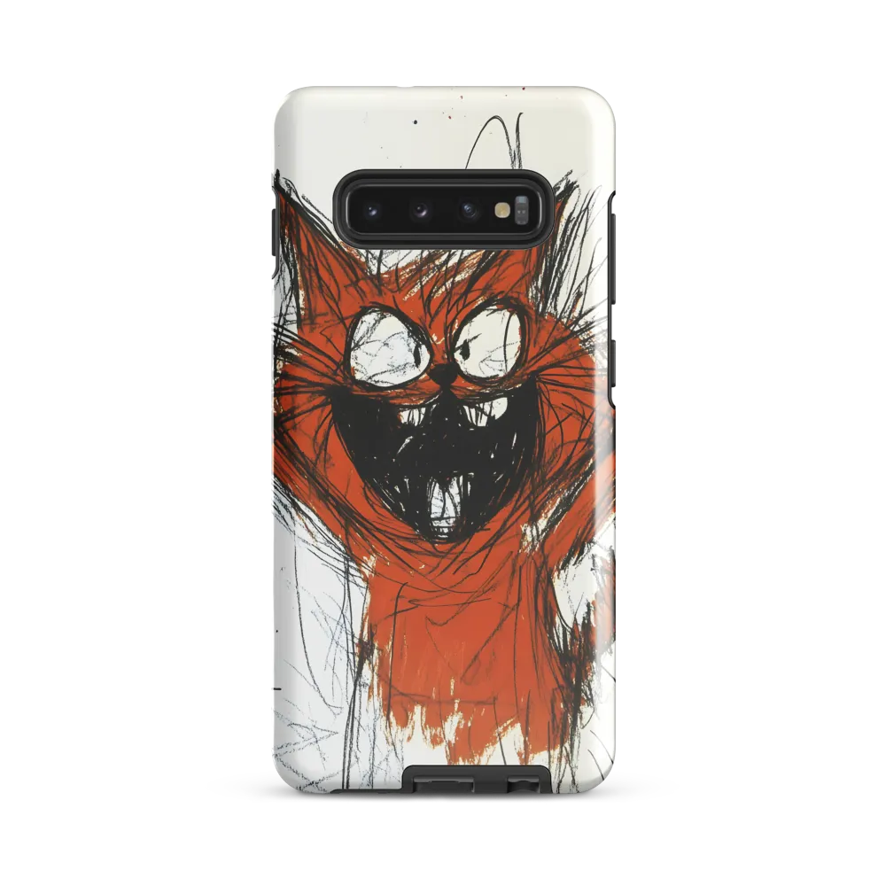 Joyful Cat Creation | Phone Case |  S10 Plus | Tough Case | Glossy