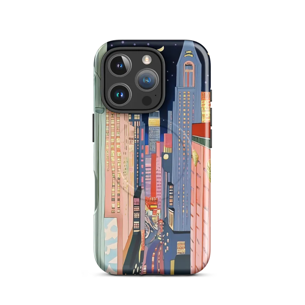 Urban Dreamscape: A Pop Art Night | Phone Case |  16 Pro | MagSafe® Tough Case | Glossy