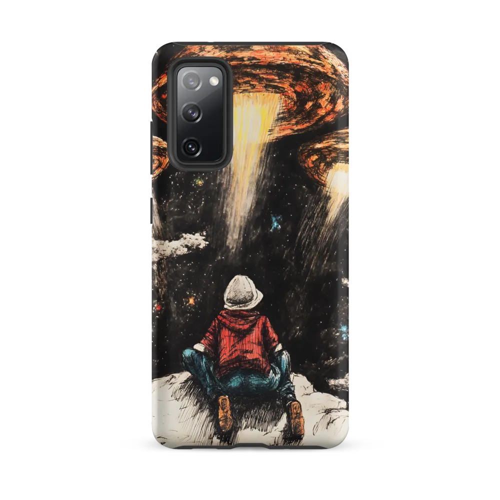 Gazing into the Unknown: A Child's Wonder in Space