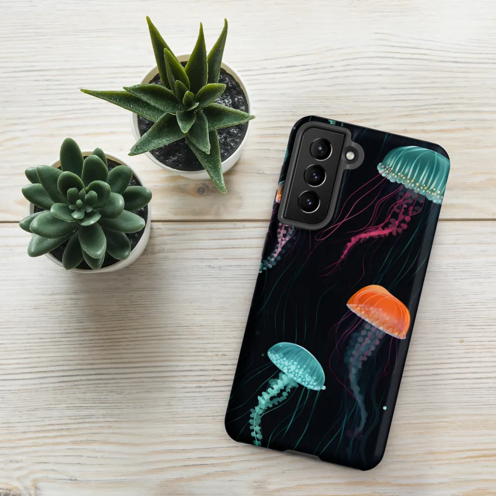 Ethereal Dance of Jellyfish | Phone Case |  S21 | Tough Case | Matte