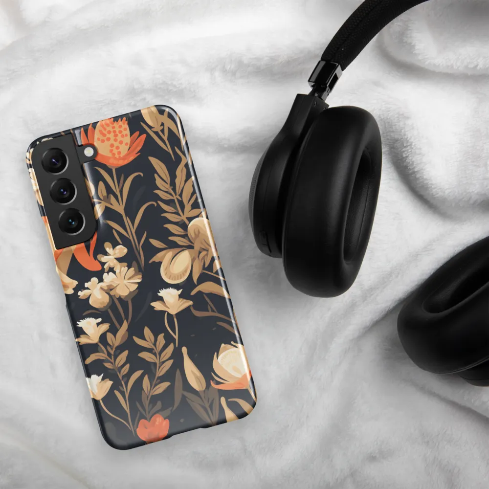 Floral Harmony: A Dance in the Dark