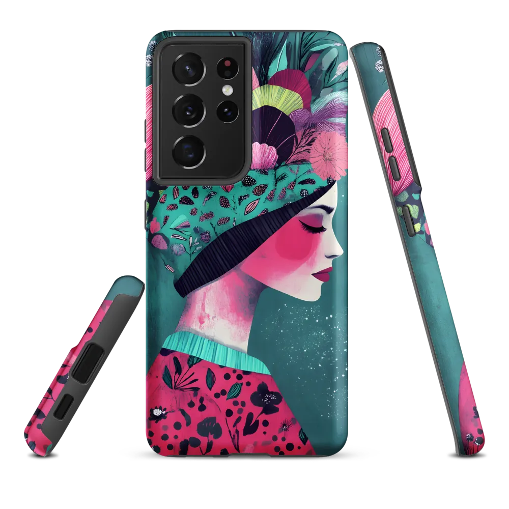 Whimsical Floral Portrait