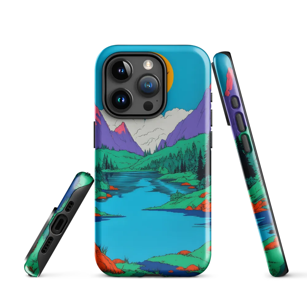 Whimsical Serenity in Vibrant Colors